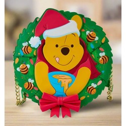 Loungefly Disney Borsa a tracolla Winnie The Pooh - Stuck in Wreath WDTB3096